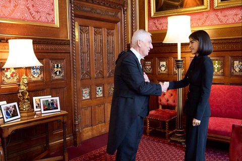 Саида Мирзиёева Уллы Британия Парламенти Жәмәәтлер палатасының спикери Линдси Хойл менен ушырасты