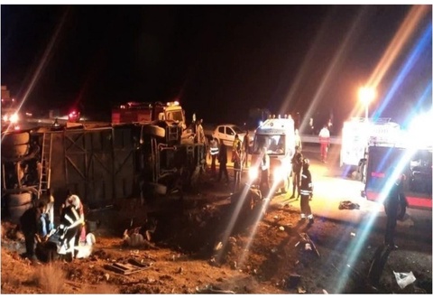 Eronda yo'l-transport hodisasi oqibatida 13 kishi halok bo'ldi, 11 kishi jarohat oldi