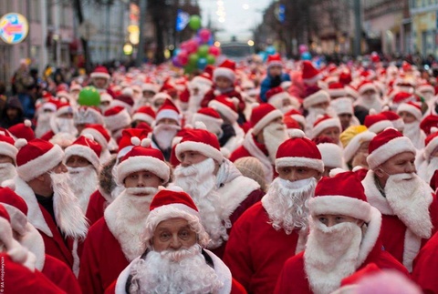 On December 30, a flash mob "1000 Santa Claus" will be held in Tashkent
