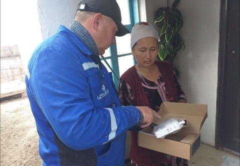 Тахтакөпір ауданындағы шалғай ауылда оптикалық талшық арқылы жоғары жылдамдықтағы интернет желісіне қосылды