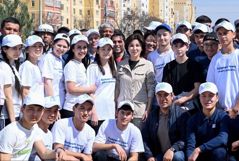 Сергели туманидаги саноат корхоналарига яқин ҳудудда яшил майдон ташкил этилди