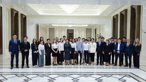 A meeting with participants of the cultural and educational project "Memory Train" was held in the Senate