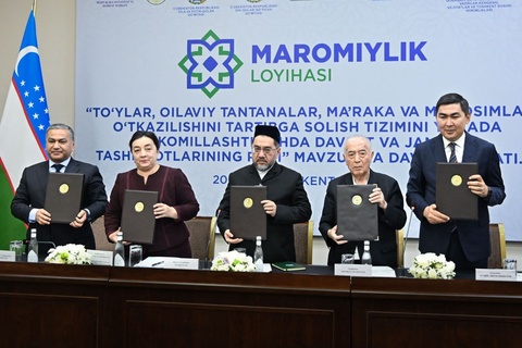 Тўй ва маросимларда “маромийлик” маданиятини кенг тарғиб этиш бўйича дастур ишлаб чиқилди