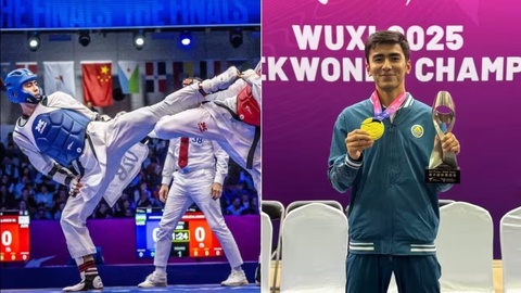 Oʻzbekistonlik taekvondochi Najmiddin Qosimxoʻjayev jahon chempioni boʻldi