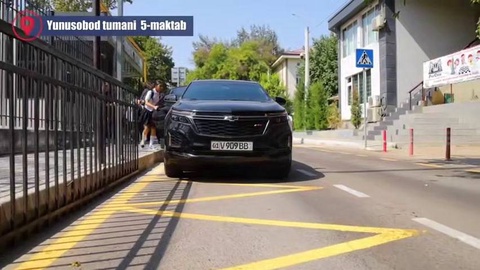 В Ташкенте у школ создаются зоны для безопасной высадки и посадки учащихся