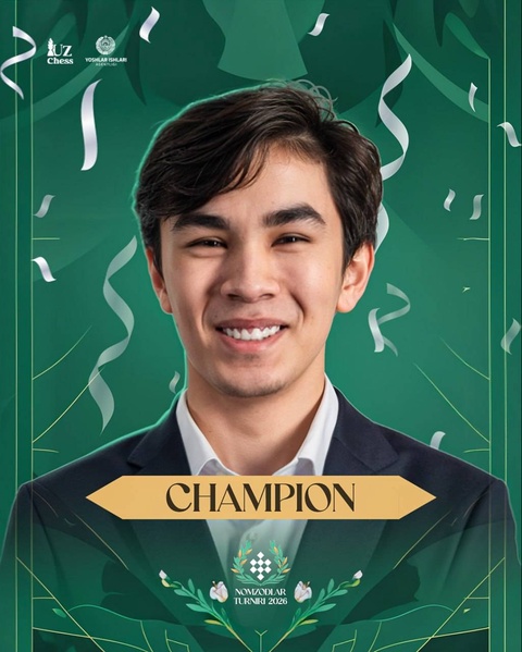 Историческая победа: Жавохир Синдаров поборется за «мировую шахматную корону»