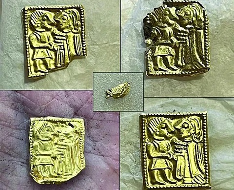 Илк ўрта асрларга оид олтин хазина топилди