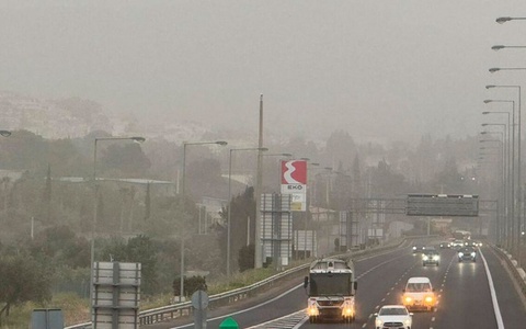 Gretsiyaga qum bo'roni yopirildi