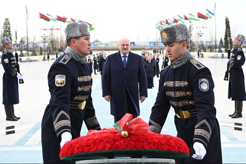 The President of Belarus visits the New Uzbekistan Park
