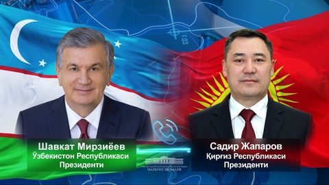 Өзбекстан мен Қырғызстан Президенттері телефон арқылы сөйлесті