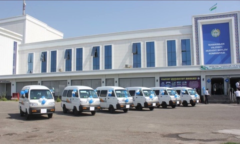 Наманган: 6 мәдениет бөлімдеріне «Дамас» автокөлігі тапсырылды