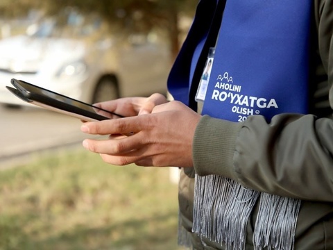 Oʻzbekistonda aholini roʻyxatga olishning birinchi bosqichida rekord natija qayd etildi