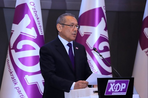 ХДПдан президентликка номзод ва унинг дастури расман тасдиқланди