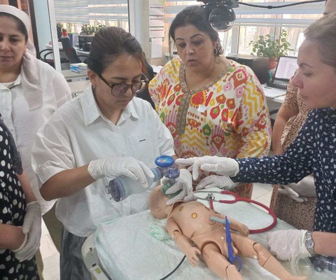 Ona va bola salomatligi markazida 5 kunlik trening o‘tkazilyapti