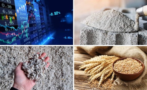 На Узбекской республиканской товарно-сырьевой бирже снизились цены на цемент, пшеницу и технические семена