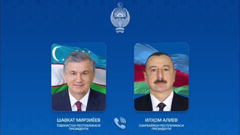 O‘zbekiston va Ozarbayjon Prezidentlari telefon orqali muloqot qildilar