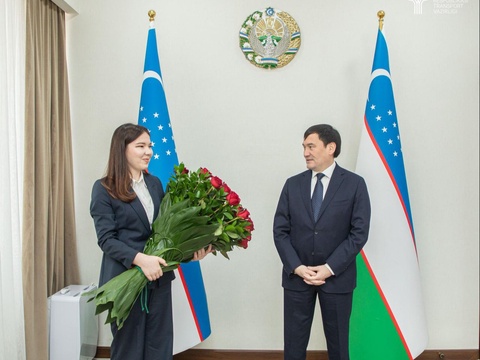 Транспорт университети студенти Камола Ирисқулова Транспорт министриниң жәрдемшиси етип тайынланды