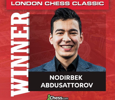 Нодирбек Абдусатторов London Chess Classic 2025 чемпиони бўлди