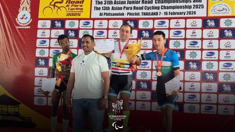 Өзбекстан пара велоспортшылары шоссе бағыты бойынша Азия чемпионатында теңдессіз болды