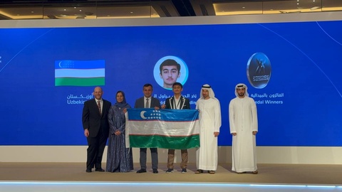 Дубайда болып өткен 57-Халықаралық Химия Олимпиадасында Өзбекстан командасы 4 медалды қолға киргизди