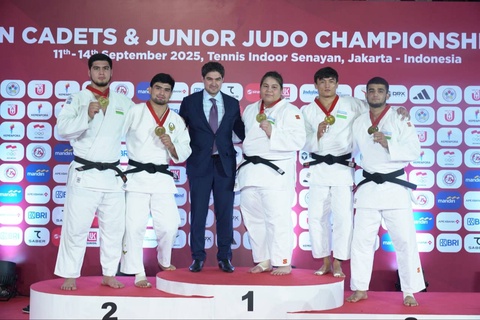 Дастаи ҷавонони Ӯзбекистон оид ба дзюдо пешсафи чемпионати Осиё гардид