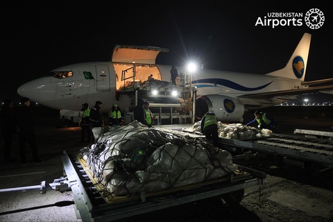 Ўзбекистон ва Покистон ўртасида илк чартер юк рейси амалга оширилди