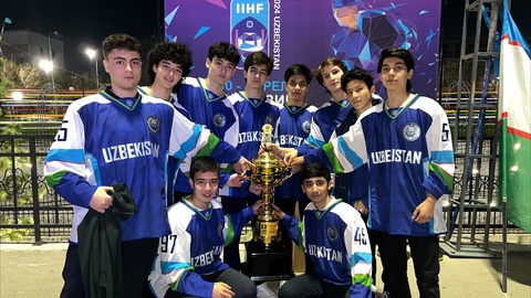 На «Хумо Арене» состоялась презентация юниорской сборной Узбекистана по хоккею