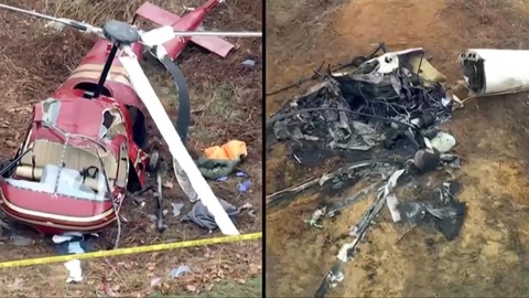 Два вертолета столкнулись в США