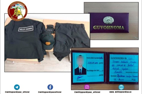 Soxta Milliy gvardiya xodimi maktabga kirmoqchi boʻlganida qoʻlga olindi