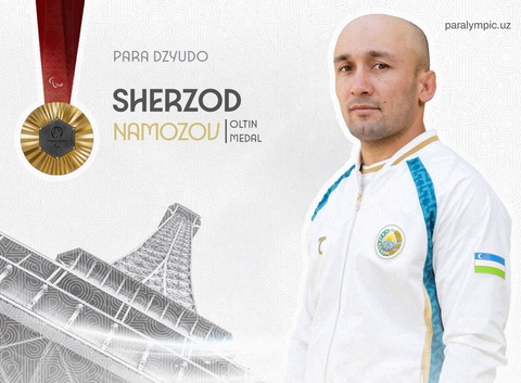 Париж-2024: Шерзод Намозов қаҳрамони дукаратаи Бозиҳои паралимпӣ аст!