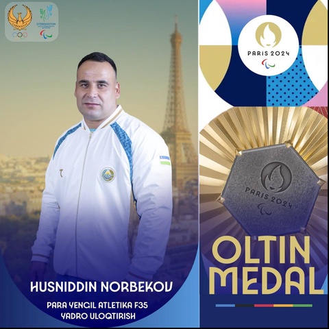Тарихи нәтиже: Хусниддин Норбеков үшінші алтын медальді жеңіп алды
