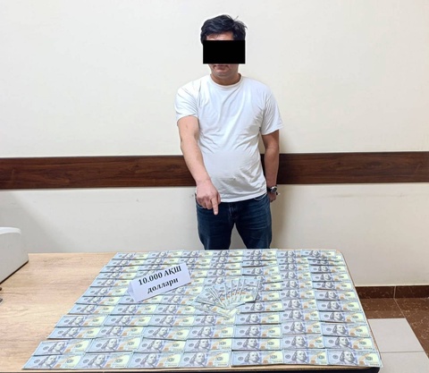 В Ташкентской области помощник хокима задержан за взятку 10 тысяч долларов США