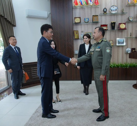 Корея Республикасининг Ўзбекистон Республикасидаги элчиси билан Миллий гвардия қўмондони учрашуви бўлиб ўтди