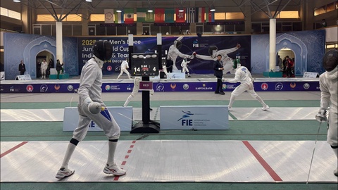 Toshkentda yoshlar oʻrtasida shpaga boʻyicha Jahon Kubogi oʻtkazilmoqda