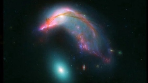 NASA Shares Image of Penguin and Egg Shaped Galaxy