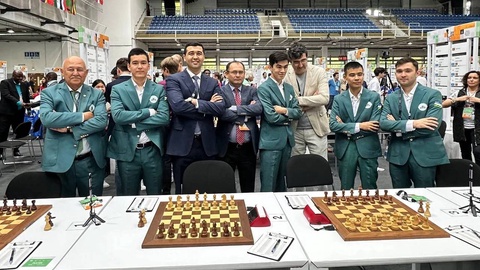 The national team of Uzbekistan has successfully started at the World Chess Olympiad in Hungary