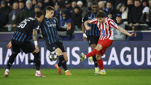 «Атлетико» пал жертвой двух камбэков бельгийского «Брюгге»