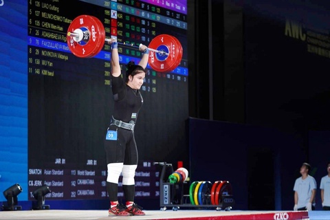 Asian Weightlifting Championship: Uzbek athletes win medals in China