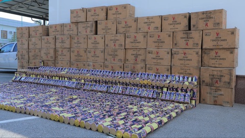 1 млрд сўмлик пиротехника маҳсулотлари мусодара қилинди