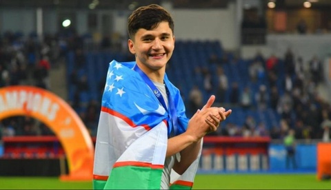 Абдуқодир Ҳусанов Азияда 2025-жылдың ең жақсы жас футболшылары рейтингинде жетекши болды