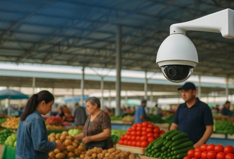 Дар шаҳри Тошканд барои таъмини шаффофияти нархҳо дар ярмаркаҳои маҳсулоти озуқаворӣ назорати видеоӣ ҷорӣ мегардад