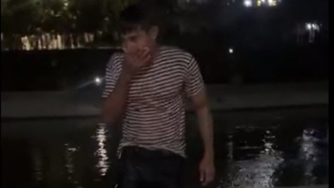 Milliy gvardiya xodimlari choʻkayotgan fuqaroni qutqarib oldi