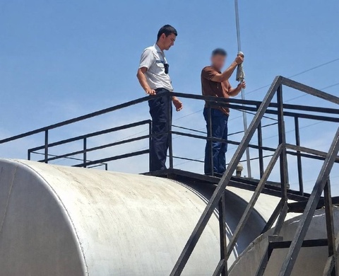 Сифатсиз нефть маҳсулотларини сотувга чиқарган шохобчага нисбатан чора кўрилди
