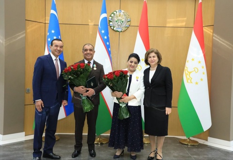 O‘zbekistonlik va tojikistonlik madaniyat va san'at sohasi vakillari davlat mukofotlari bilan taqdirlandi