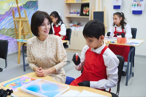 Зироат Мирзиёева ознакомилась с современными подходами инклюзивного образования в коррекционной школе № 52 Ташкента