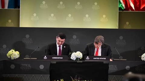 Oʻzbekiston va AQSH oʻta muhim minerallar boʻyicha oʻzaro anglashuv memorandumini imzoladi