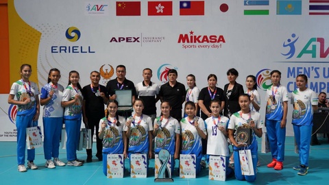 Дар Тошканд чемпионати Осиёи Миёна оид ба волейбол байни наврасон ба охир расид