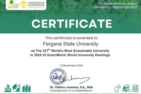 Fargʻona davlat universiteti dunyoning eng barqaror universitetlari qatorida