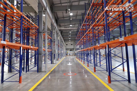 В аэропорту Ташкента открыт новый грузовой терминал