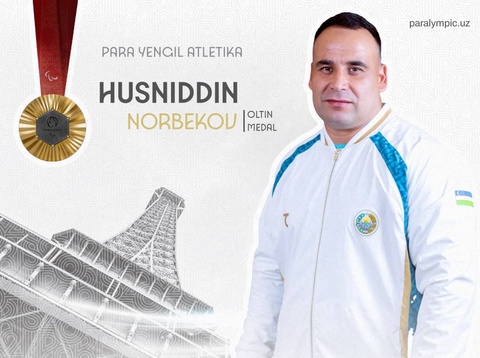Paris 2024: Husniddin Norbekov won his third gold medal at the Paralympic Games! Renowned